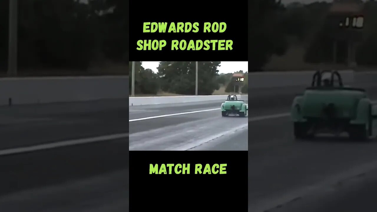 Edwards Rod Shop Roadtser vs. Altered Match Race! #shorts