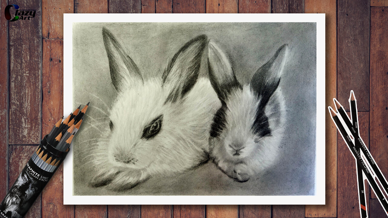 Cute rabbit drawing #art #artist #drawing #sketch #coloring #anime#portrait