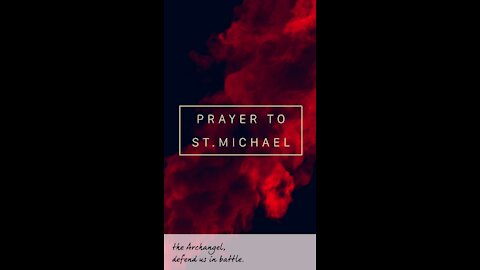 Prayer to St. Michael