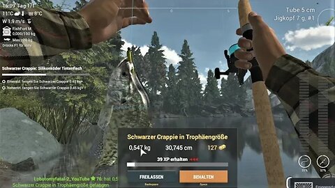 Fishing Planet Staffel 2 Folge 119 Mission Schwarzer Crappie mit Tintenfisch