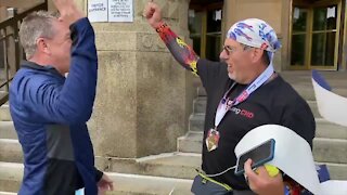 Man runs 310 miles to Buffalo for children fighting congenital heart disease