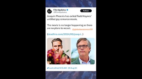 Joaquin Phoenix Walked Away From Gay Film With Graphic Sex Scenes
