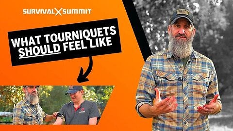 What Applying A Tourniquet SHOULD Feel Like...
