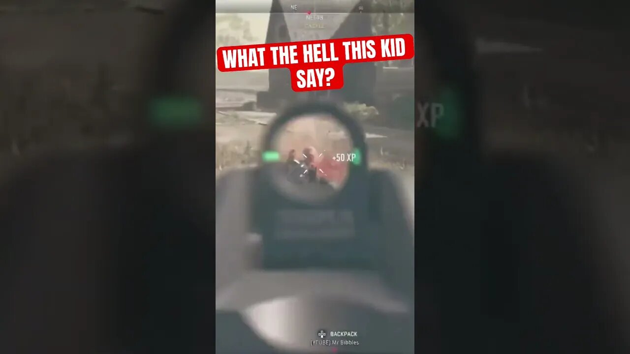 WHAT THE HELL THIS KID SAY? #callofduty #warzone2 #youtube #resurgence #shorts