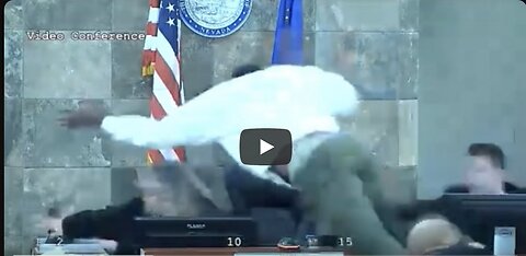 Court footage shows Clark County judge being attacked