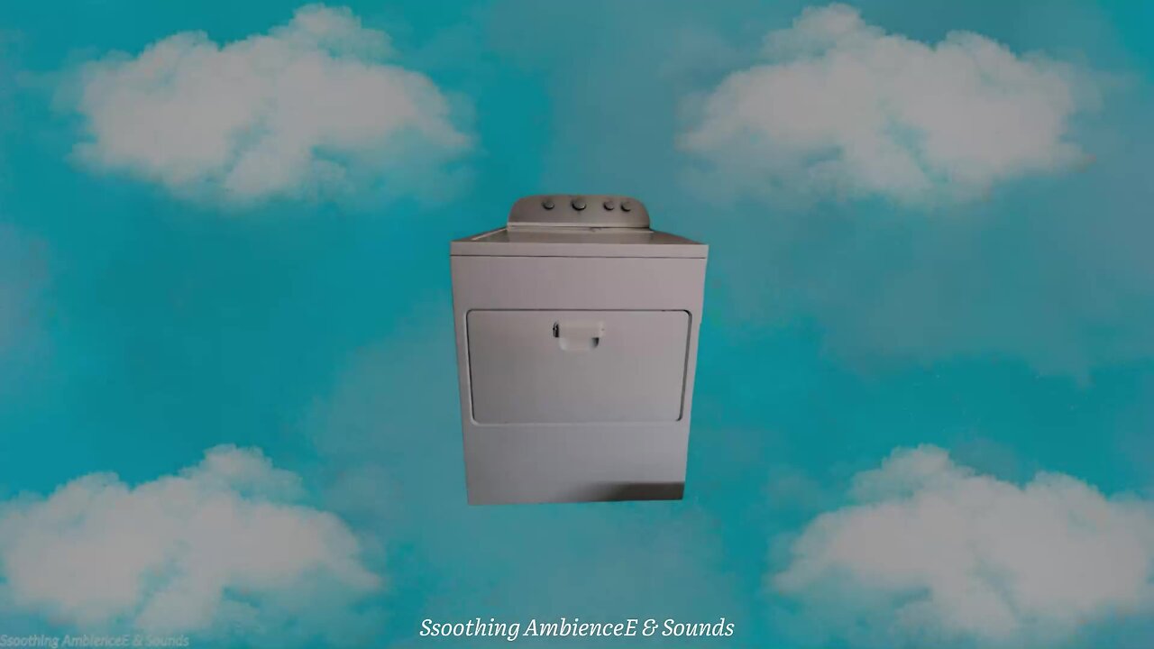 Clothes Dryer Sounds ASMR for Sleeping, Relaxation, Stress Relief & Meditation