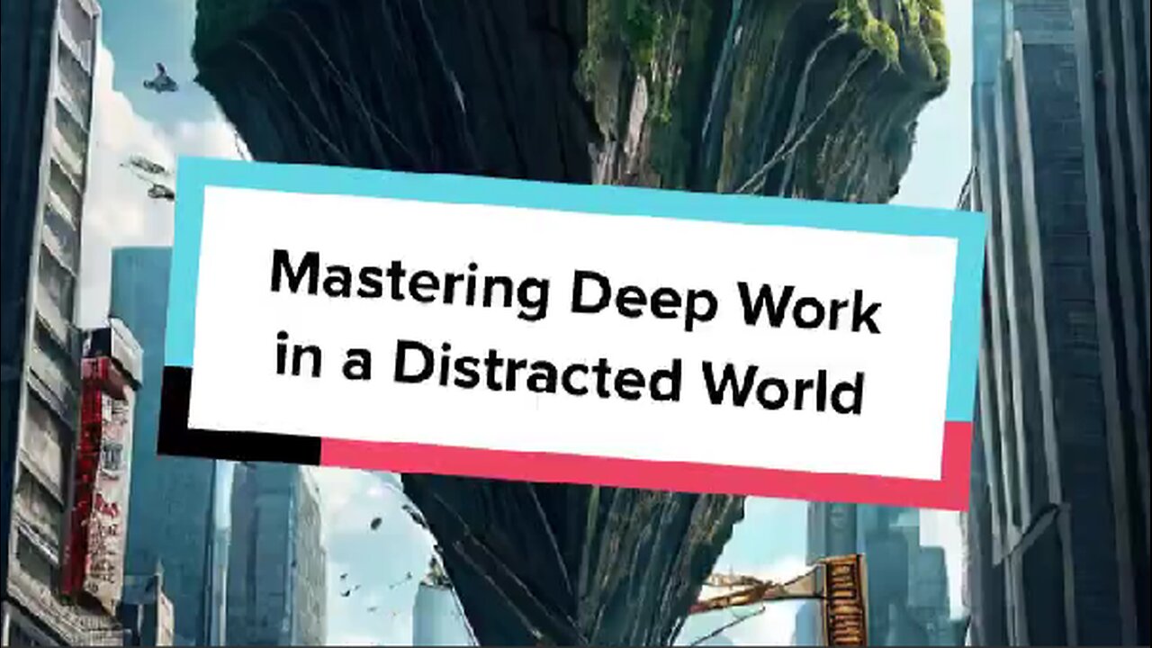 Mastering Deep Work in a Distracted World