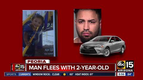 AMBER ALERT: Man takes two-year-old girl in Peoria