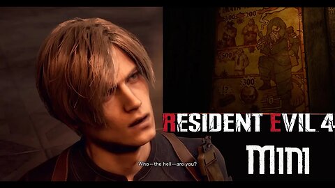 Shooting Gallery mini game - Resident Evil 4 Remake mini