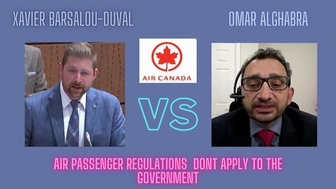 Xavier Barsalou-Duval calls out Omar Alghabra on air passenger regulations responsibilities