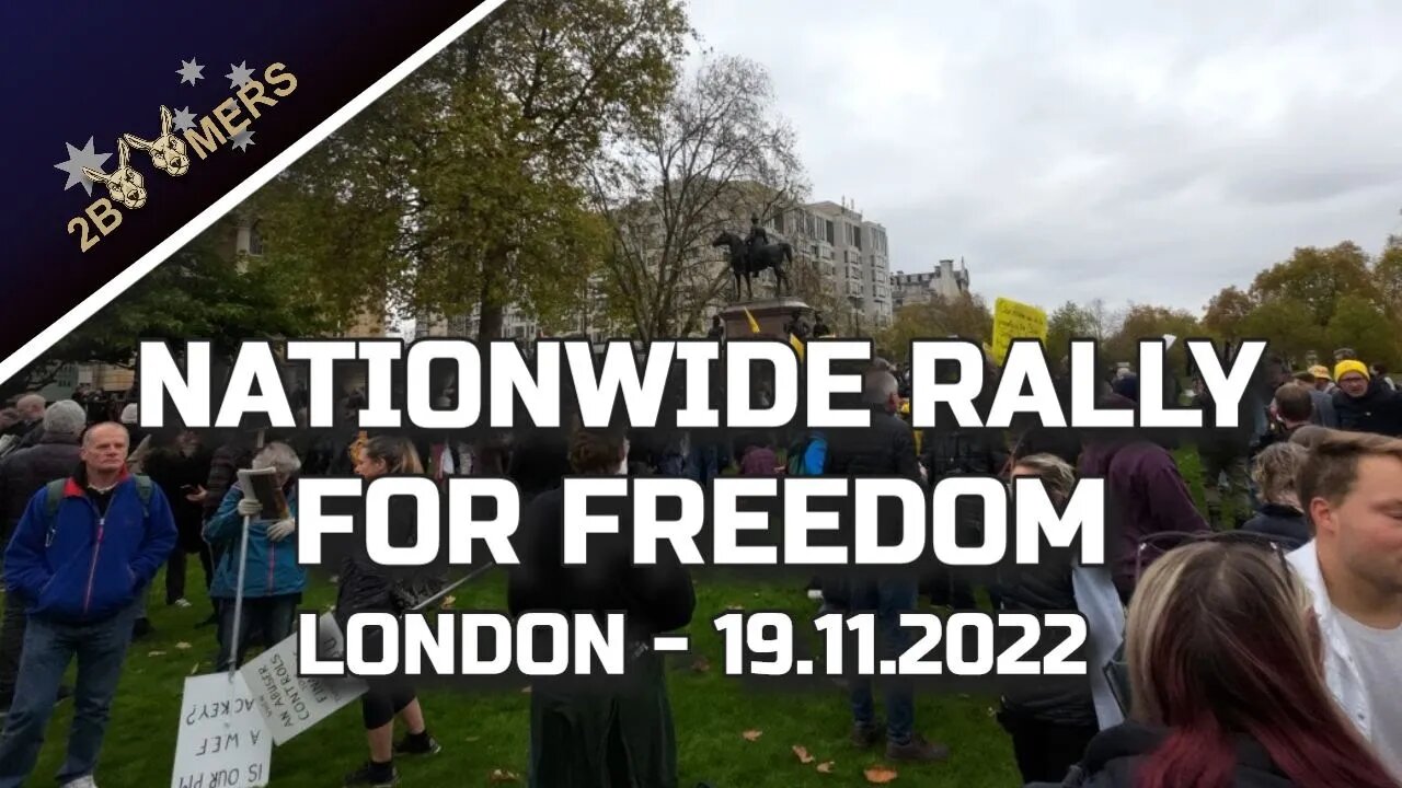 NATIONWIDE RALLY FOR FREEDOM LONDON ON 19.11.2022