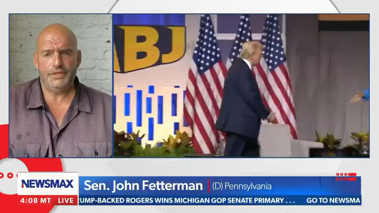 Fetterman declared his belief that Trump will win Pennsylvania during the 2024 election