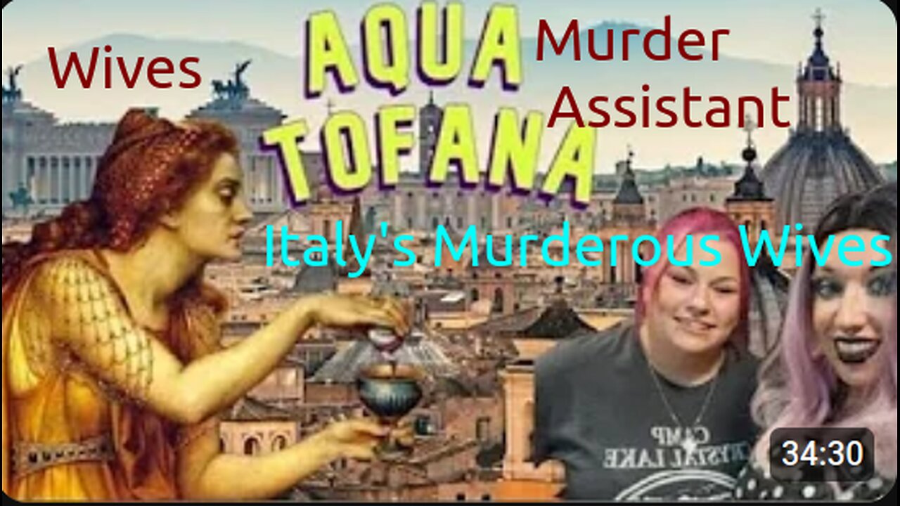 600 Tofana-Wives In Italy Became Black Widows