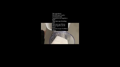 Making my own washing powder at home