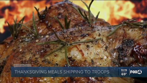 Thanksgiving meals for troops