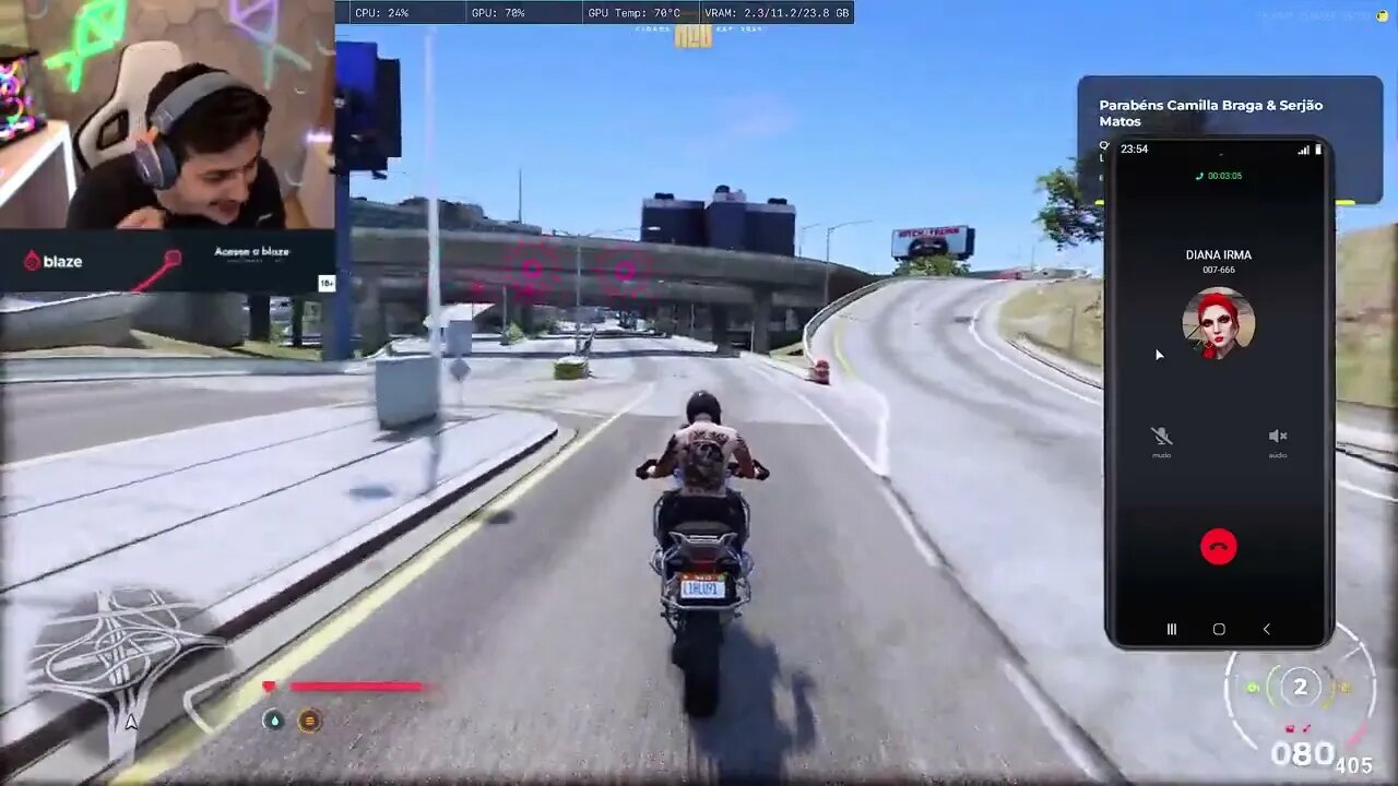 Gabe falando para a Diana que ela era vendedora de armas kkkk | GTA RP - CDA