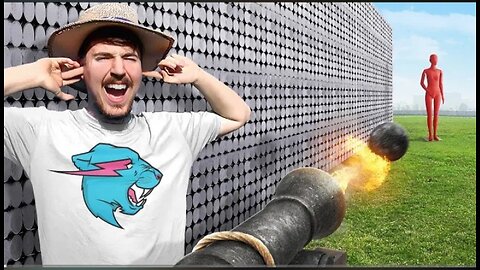 Can 50,000 Magnets Catch A Cannon Ball ?