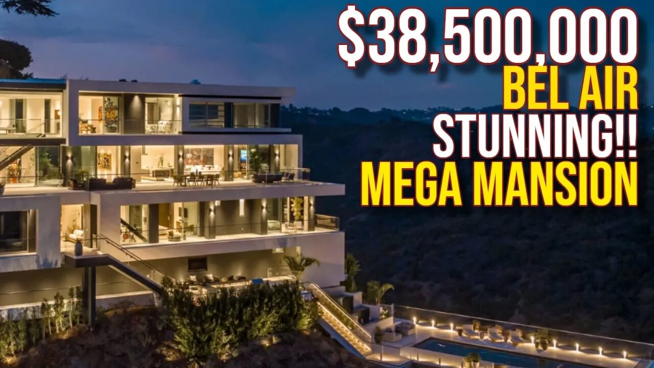 Inside $38,500,000 BEL AIR Mega Mansion