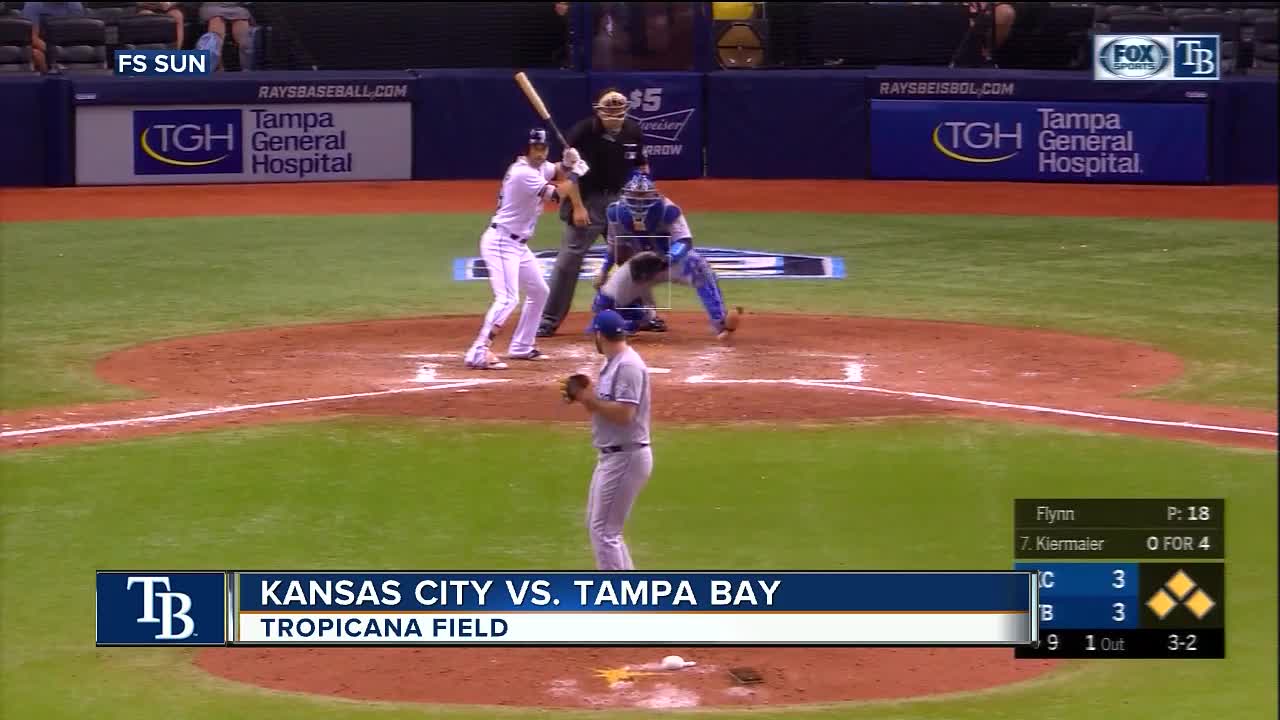 Tampa Bay Rays complete 4-game sweep by beating Royals on throwing error in 9th inning
