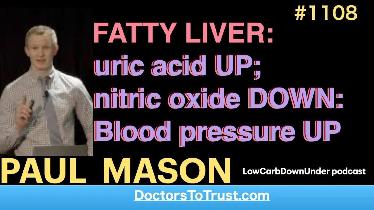 PAUL MASON b: | FATTY LIVER: uric acid UP; nitric oxide DOWN: Blood pressure UP