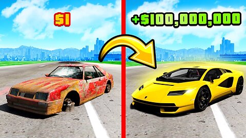$1 vs $100,000,000 Car Challenge: MrBeast's Ultimate Car Showdown!