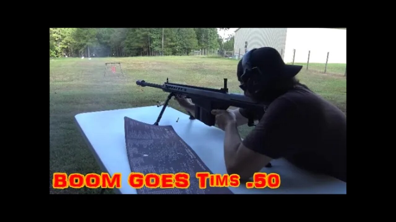 Shooting The Barrett M107A1 .50 BMG AND Shout Out!