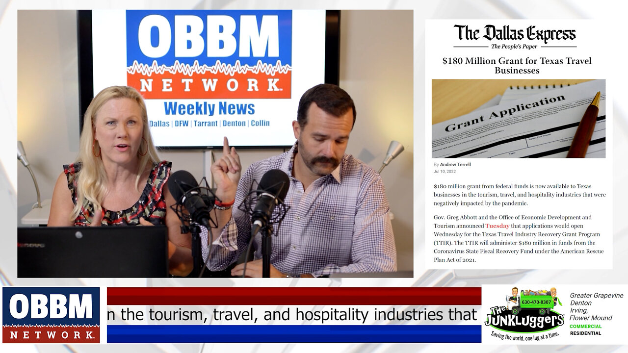 $180 Million for Texas Small Business on OBBM Network Weekly News