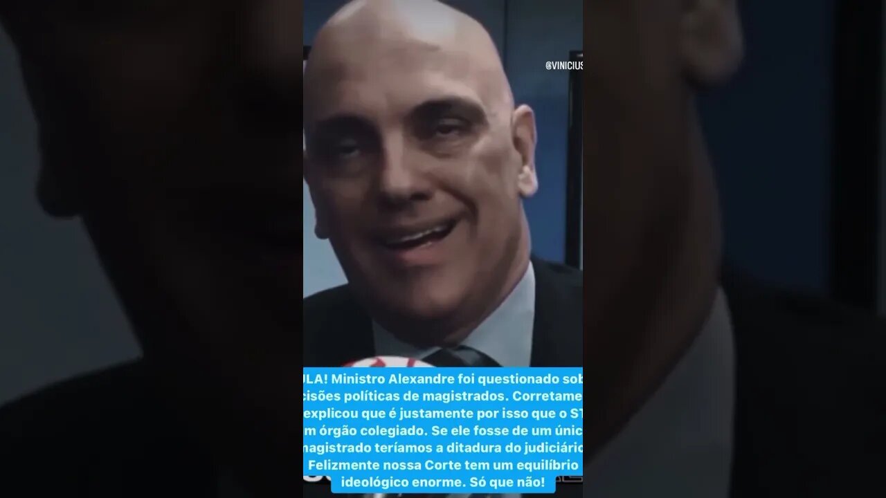 AULA! Ministro Alexandre foi questionado sobre decisões políticas de magistrados