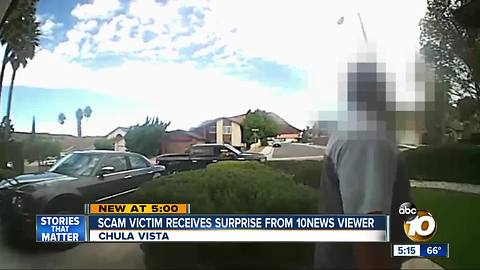 Scam victim receives surprise from Chula Vista auto shop