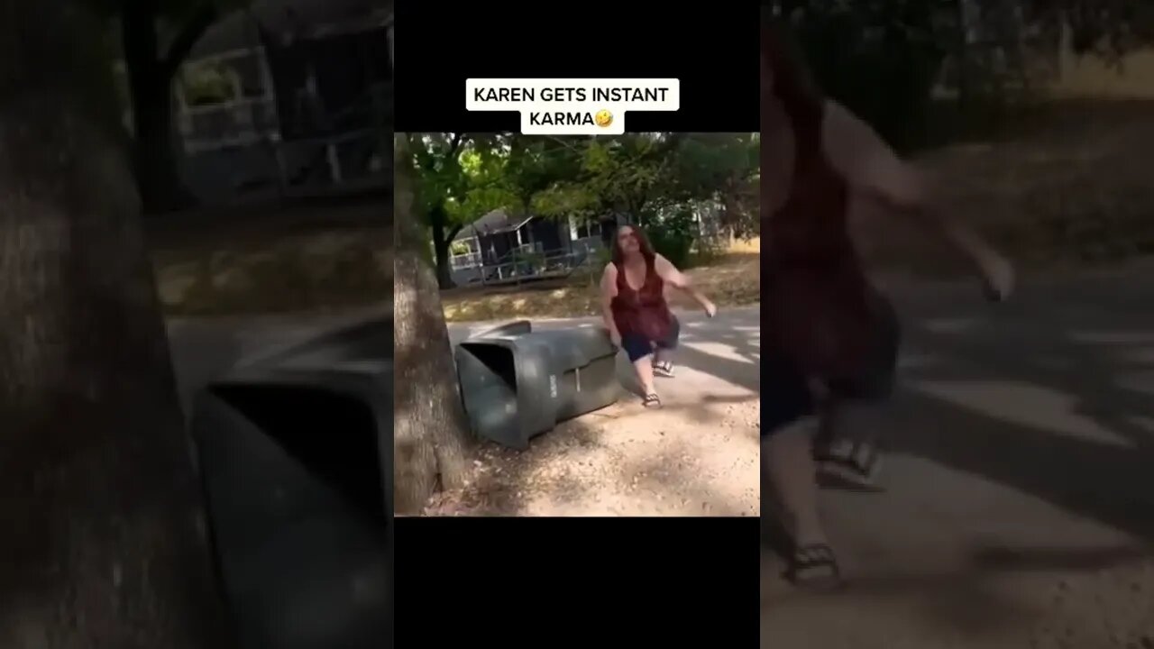 Karen gets instant karma