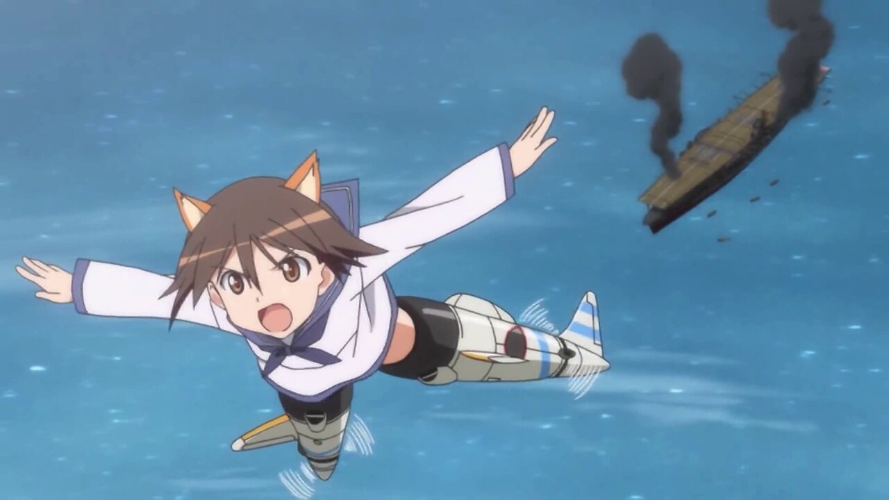 Strike Witches - Yoshika launches