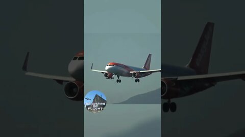Gibraltar Airport Plane On Approach #shorts