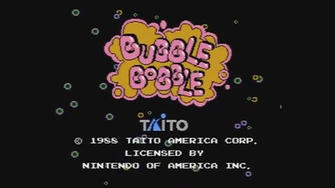 The Little Bubble Dragons - Classic Nintendo Gameplay - Bubble Bobble