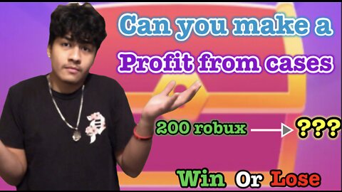 Bloxflip seeing if we can make a profit from cases (Free Robux)