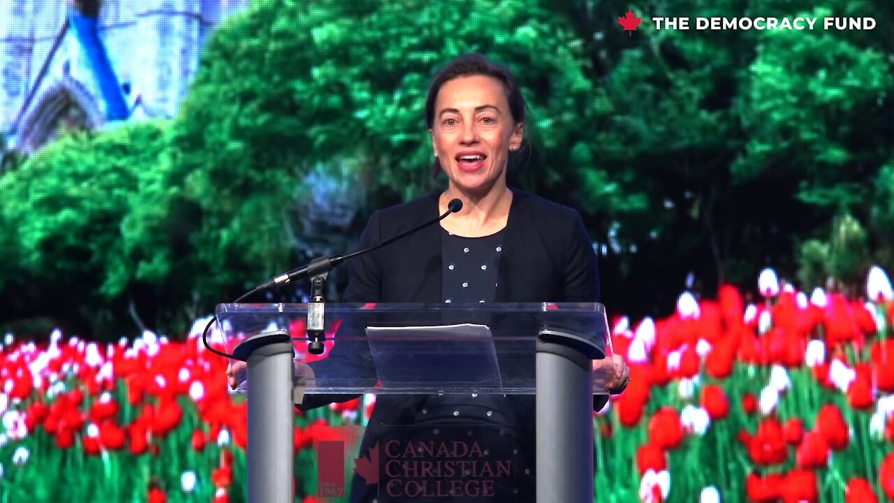 Dr. Julie Ponesse - Great presentation at The Faith and Democracy Series