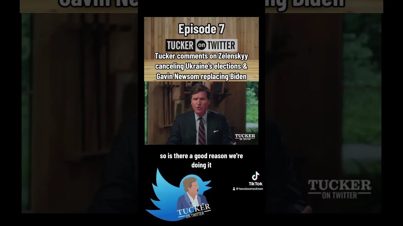 Tucker on Twitter Ep.7 Irony Alert: The war for democracy enables dictators