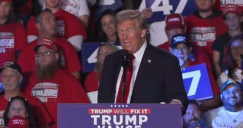 SHE WANTS TO MARRY ME?! Trump on Pelosi: IT’S OK FOR ME - Warren Michigan rally