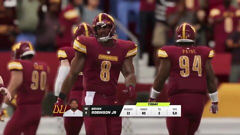 Madden NFL 23: Philadelphia Eagles @ Washington Commanders (Franchise Mode Year 2 Week 1)