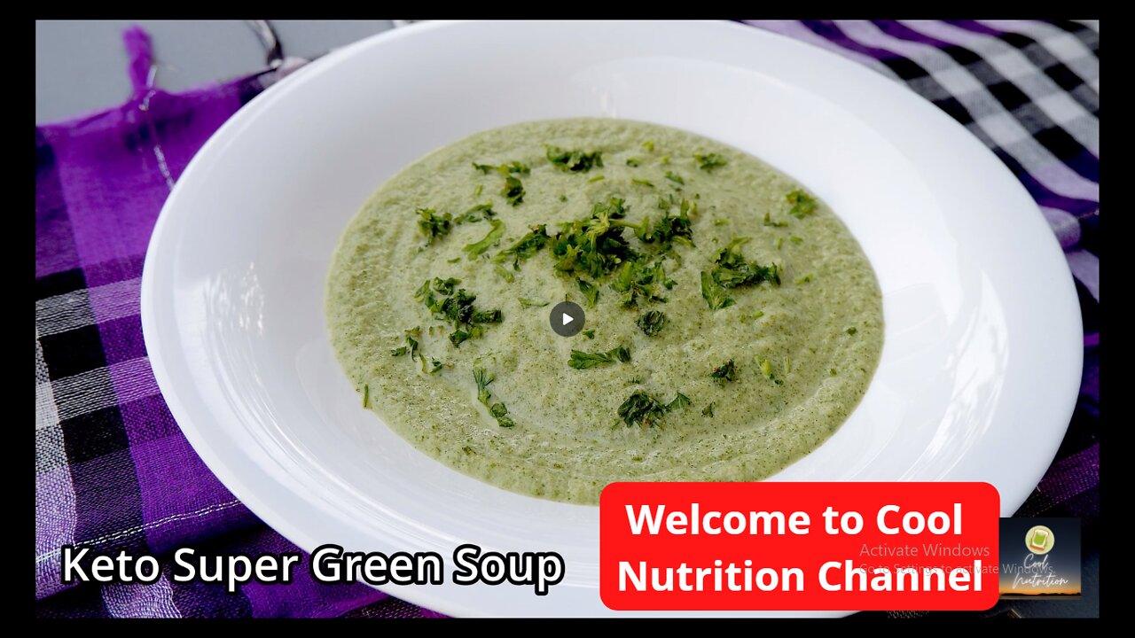 Keto Super Green Soup Recipe