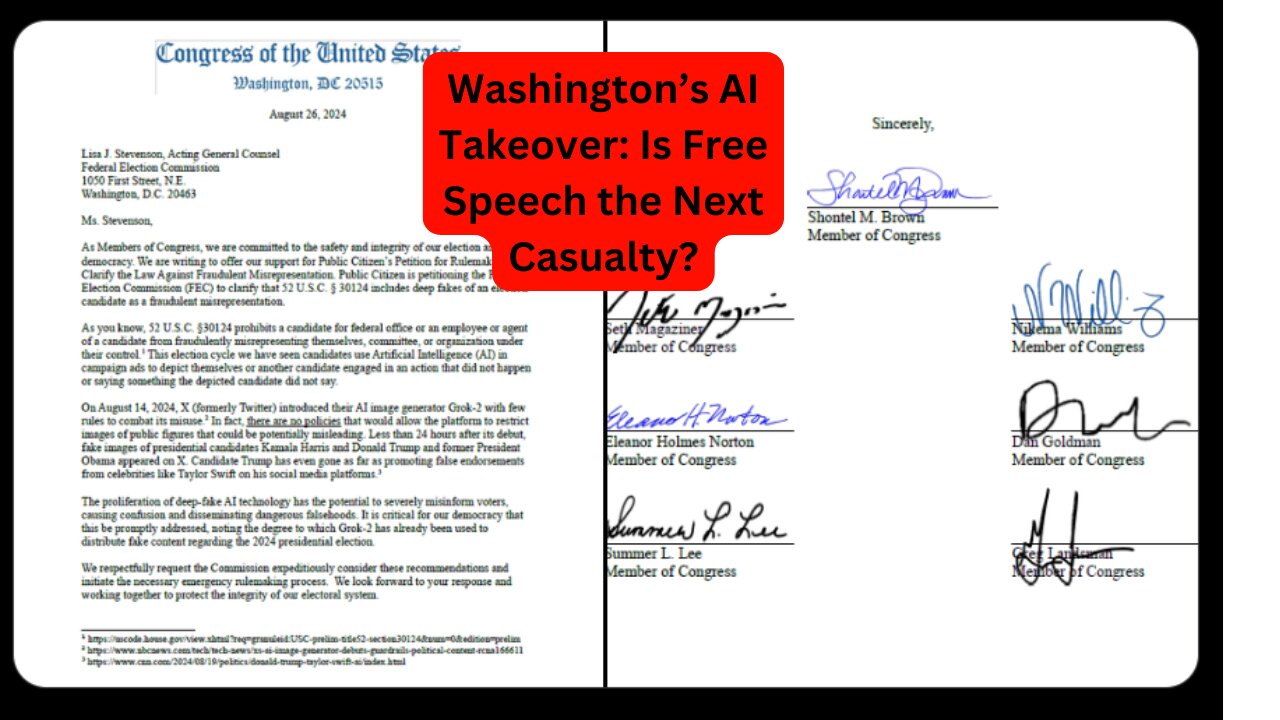 Democrats’ Plot to Censor AI-Generated Memes—What They Don’t Want You to See