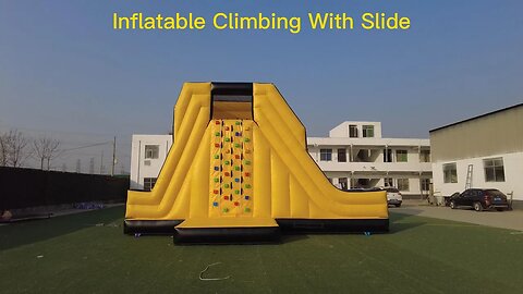 Inflatable Climbing With Slide#factory bounce house#castle #inflatablebouncer #inflatable #factory