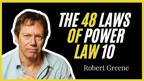 48 Laws of Power: Law #10 - Infection: Avoid the Unhappy and Unlucky 🚫💥