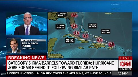 On CNN, Rubio discusses Hurricane Irma preparation
