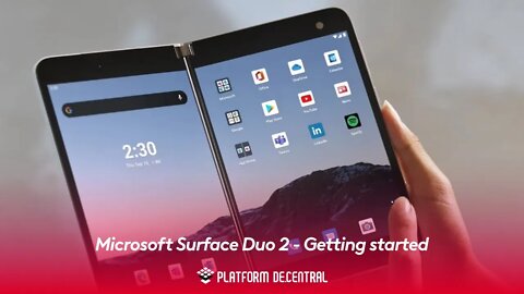 Microsoft Surface Duo 2 - Getting started