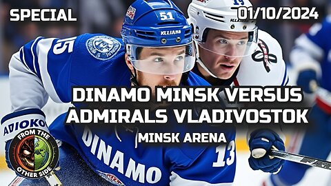 KHL ICE HOCKEY GAME - DINAMO MINSK VS ADMIRALS VLADIVOSTOK - AT THE MINSK ARENA IN MINSK, BELARUS
