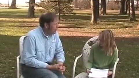 Angelle Waltz Interviewing Peacock Farmer Dennis Fett.mov