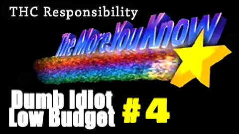 THE MORE YOU KNOW (#4) - "THC Responsibility" | funny voice-over | I love 80's commercials