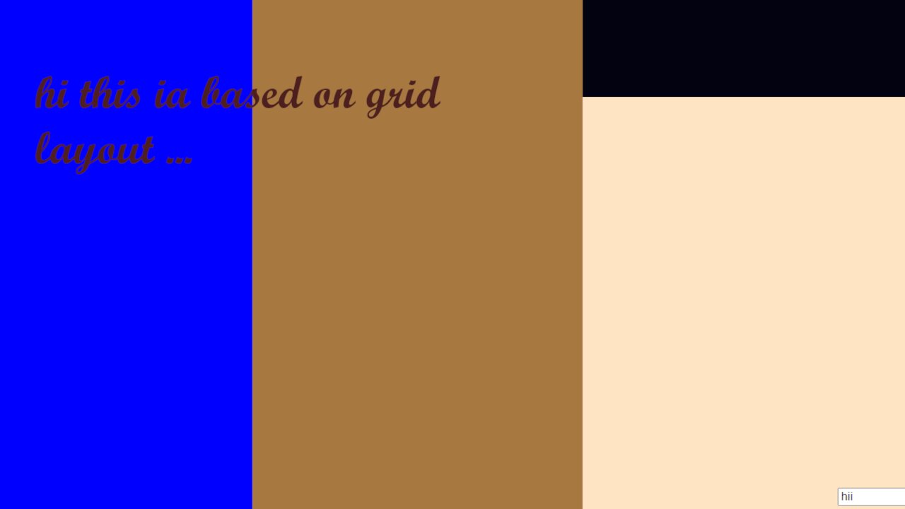 Grid layout design