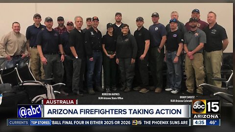 Arizona firefighters to help battle Australia brush fires