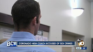 Coronado coach accused of sex crimes pleads not guilty